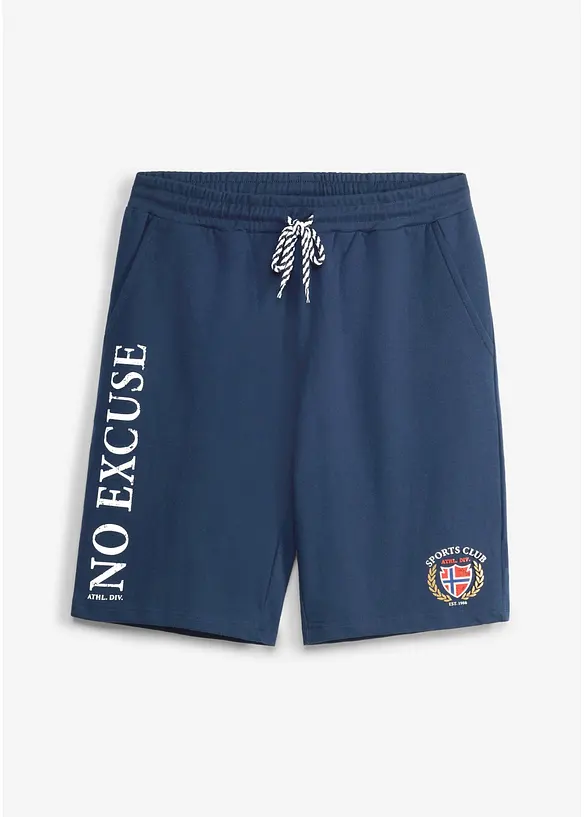 Sweatshorts i 100% &oslash;kologisk bomull, bonprix