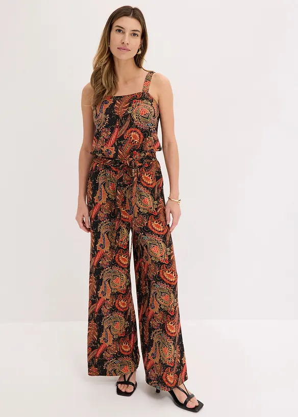 Jersey jumpsuit i myk viskosemiks, bonprix