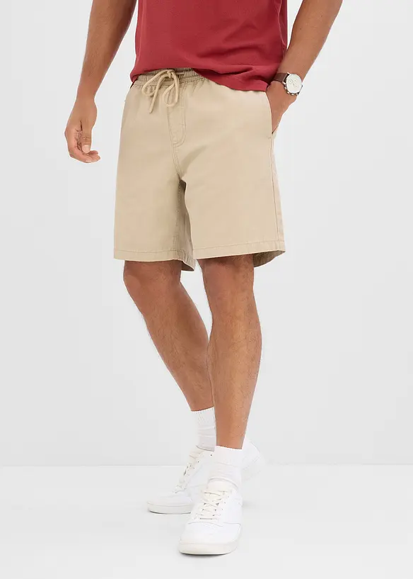 Shorts med stretchlinning i Relaxed Fit, bonprix