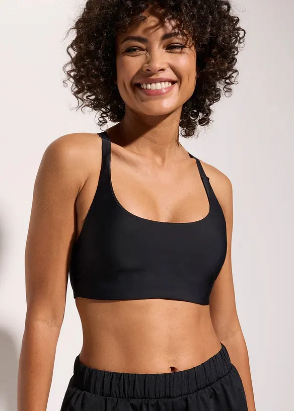 Bustier-bikinioverdel for trening av hurtigt&oslash;rkende materiale, bonprix