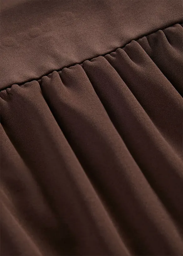 Jerseybluse i viskosepik&eacute;, bonprix