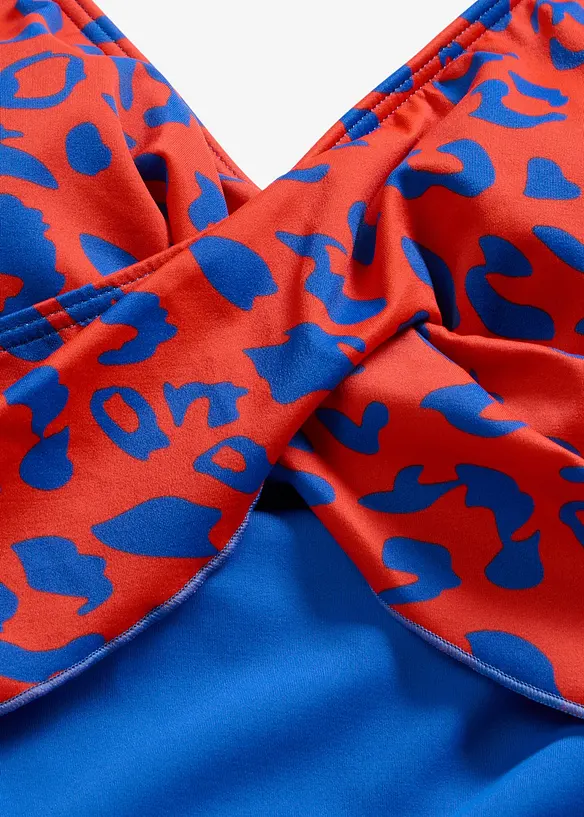 Badedrakt i omslagsstil, bonprix