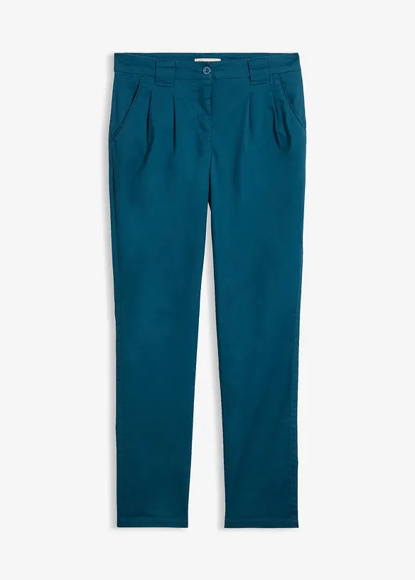 Chinos i bomullsmiks med stretch, bonprix
