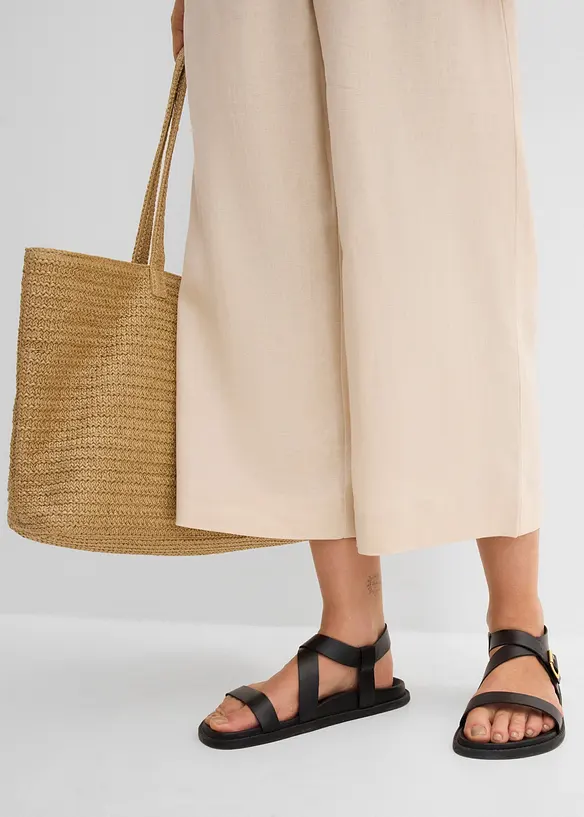 Culotte i lett linmiks, bonprix
