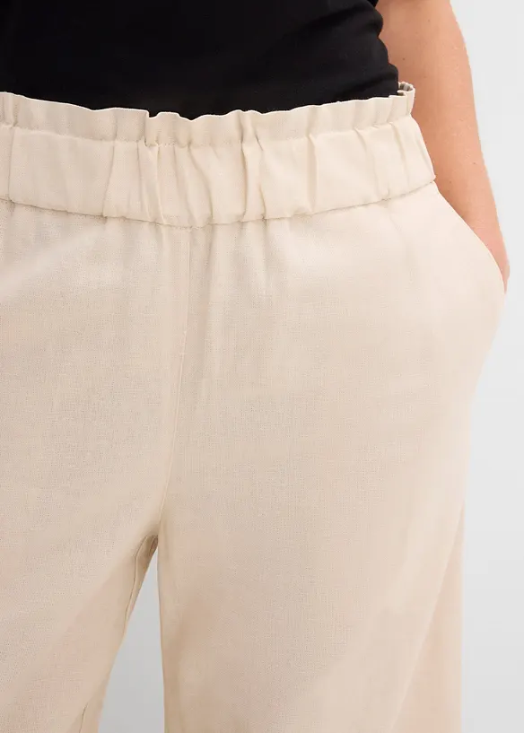 Culotte i lett linmiks, bonprix