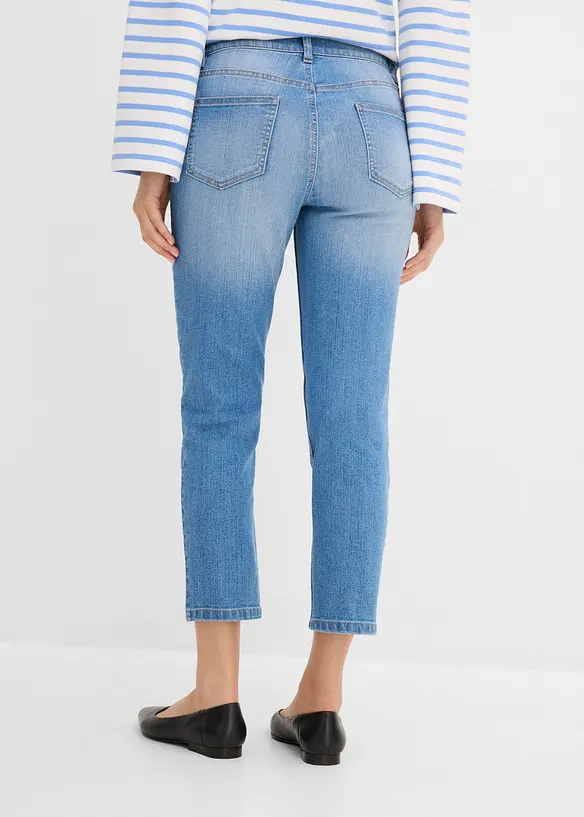 Slim fit-jeans, high waist, cropped, bonprix