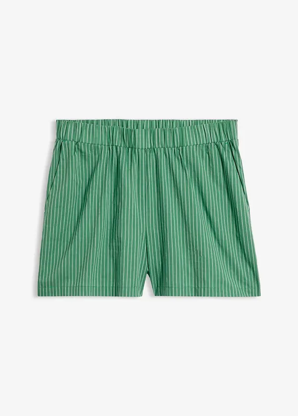 Pull on-shorts i 100% &oslash;kologisk bomull, bonprix