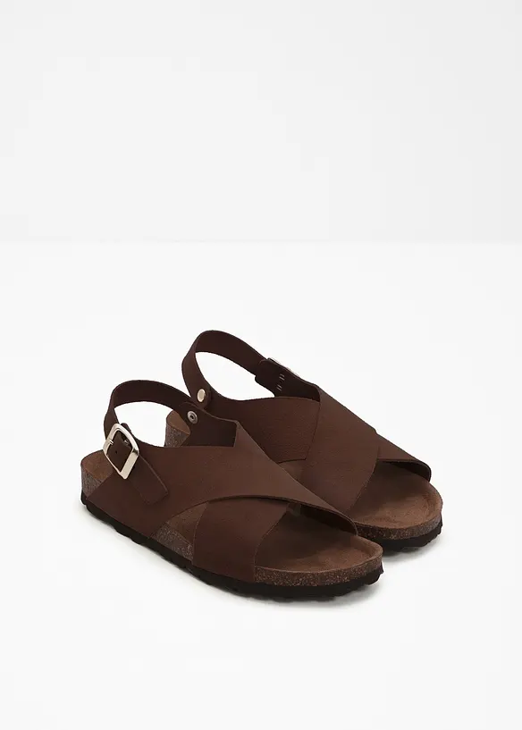 Sandaler i skinn, bonprix