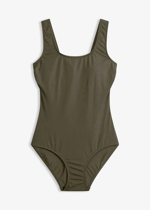 Badedrakt med h&oslash;y rygg, bonprix