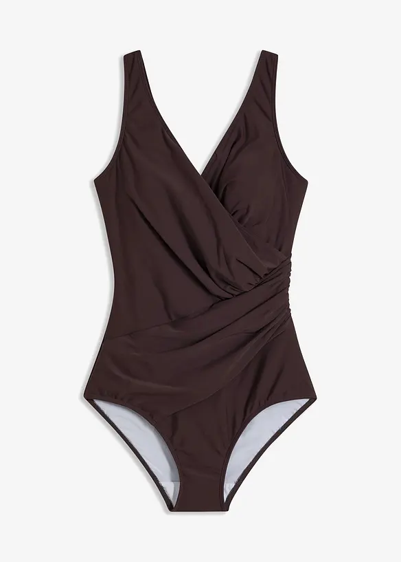 Medium shape badedrakt i omslagsstil, bonprix