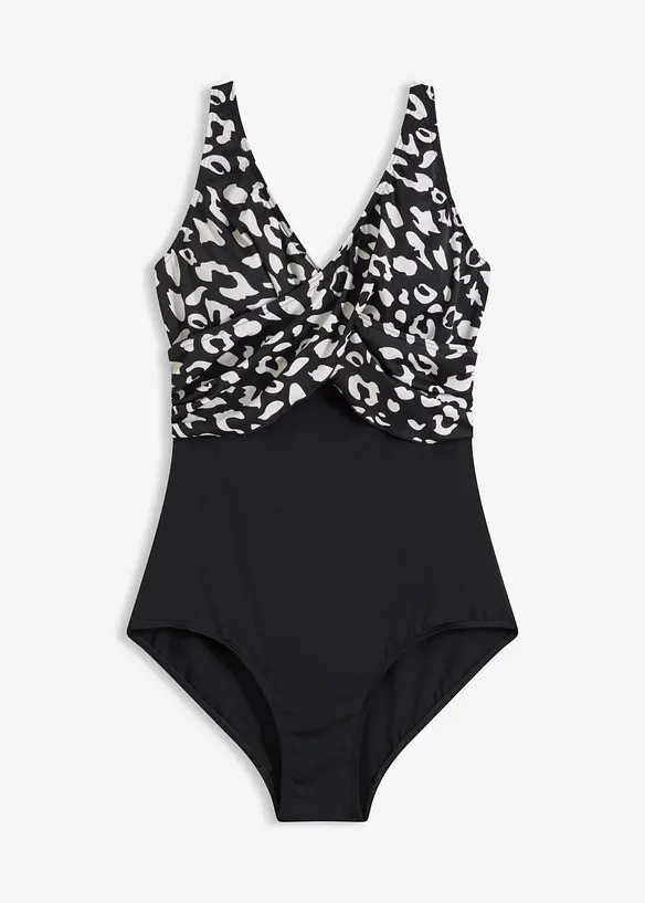 Badedrakt i omslagsstil, bonprix