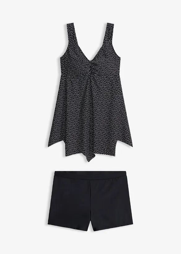 Lang tankini med sikksakks&oslash;m, bonprix