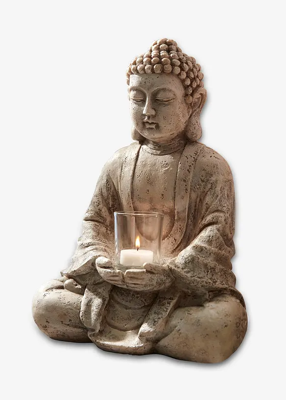 Buddha-figur med lys, bonprix