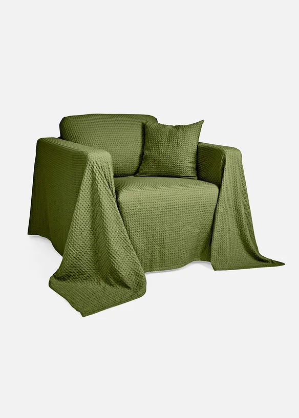 Putetrekk i vaffelpik&eacute; (2-pack), bonprix