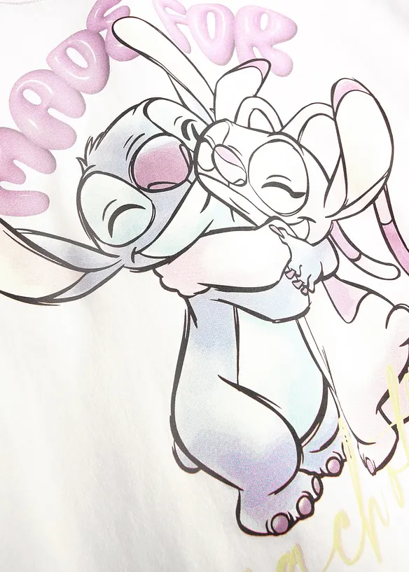 Topp i 100% bomull med Disney Stitch-motiv, Lilo & Stitch