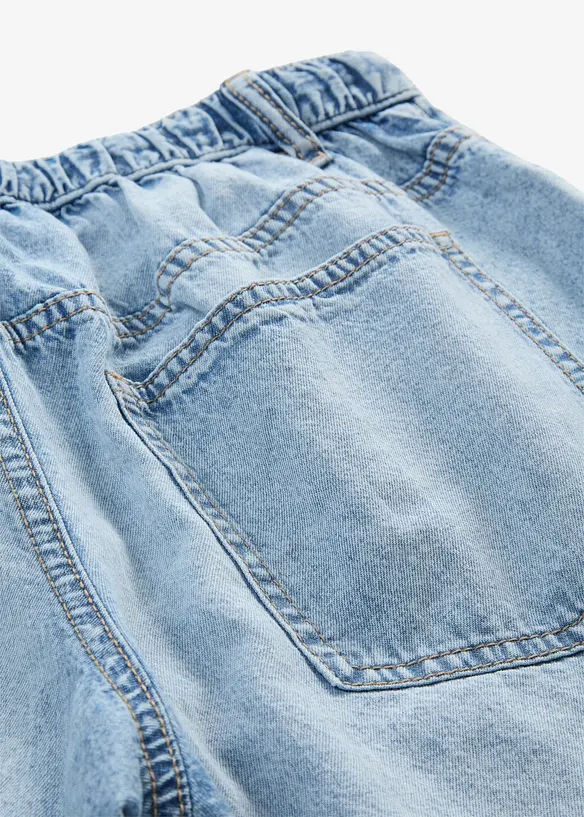 Wide Leg-Jeans, cropped, bonprix