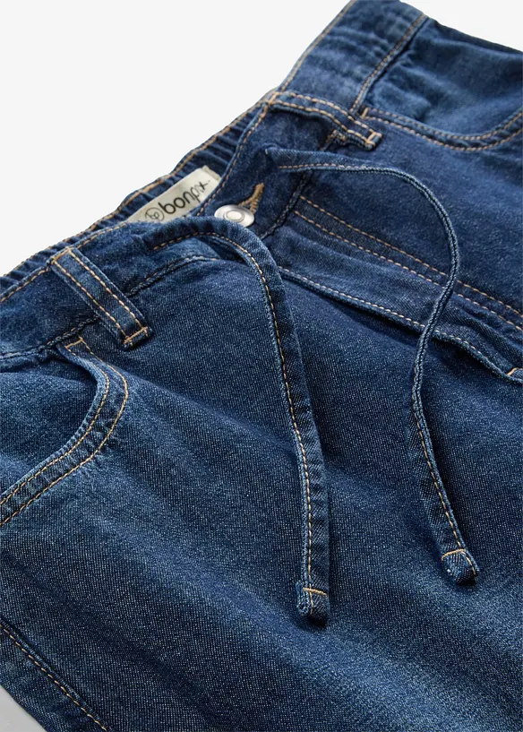 Wide Leg-Jeans, cropped, bonprix