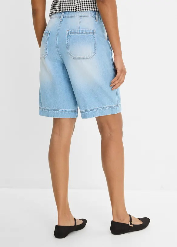 Lett jeans-bermudashorts Mid Waist, bonprix