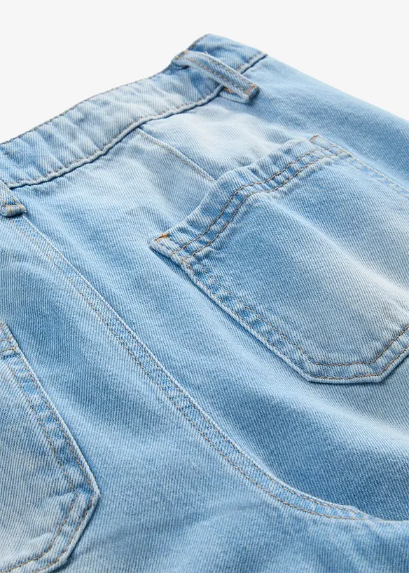 Lett jeans-bermudashorts Mid Waist, bonprix