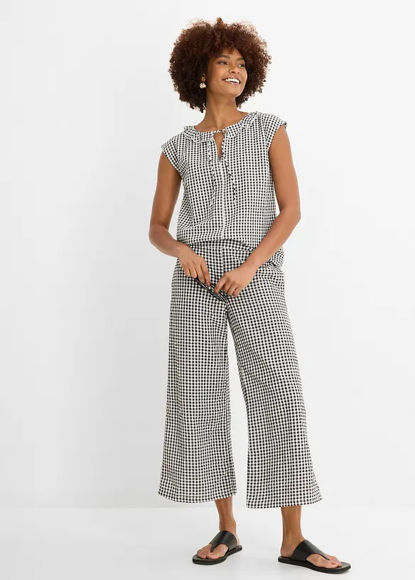 Bluse i 100% bomull, bonprix