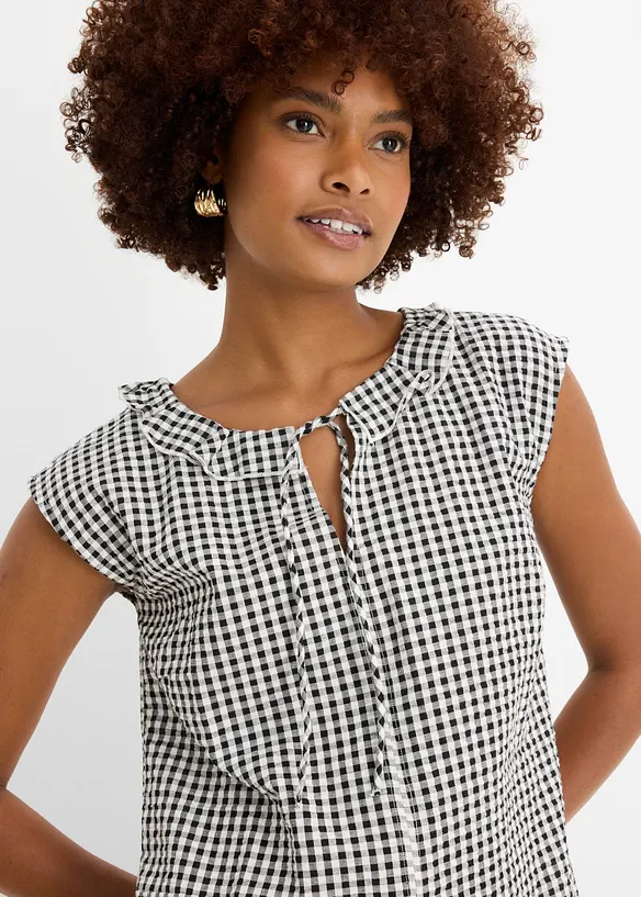 Bluse i 100% bomull, bonprix