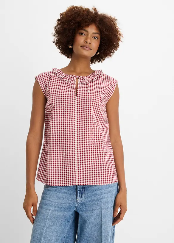 Bluse i 100% bomull, bonprix