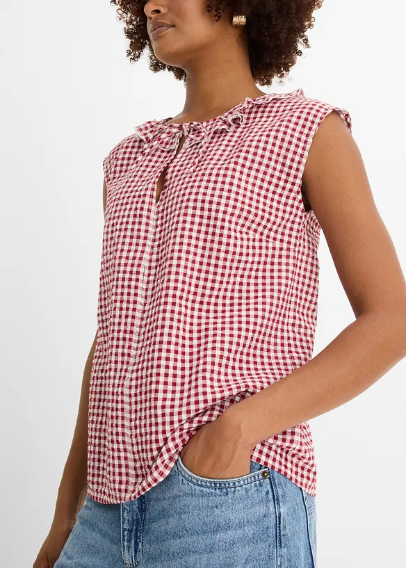 Bluse i 100% bomull, bonprix