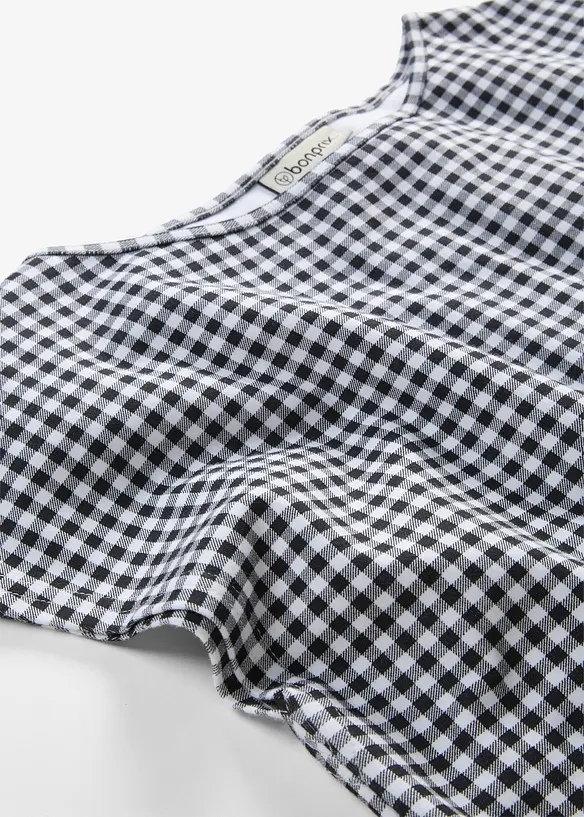 Oversized topp av fast &oslash;kologisk bomull, bonprix