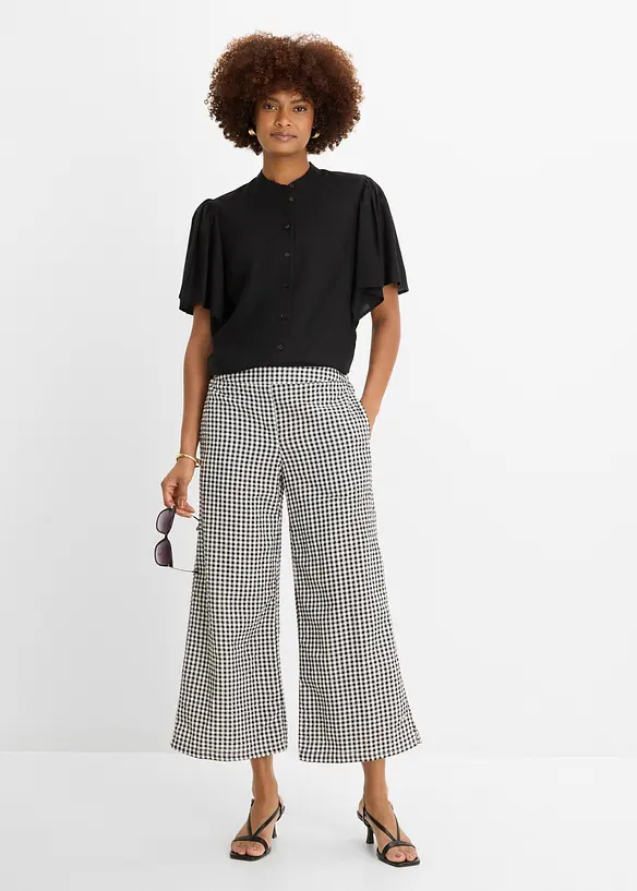 Bluse i viskose med pent fall, bonprix
