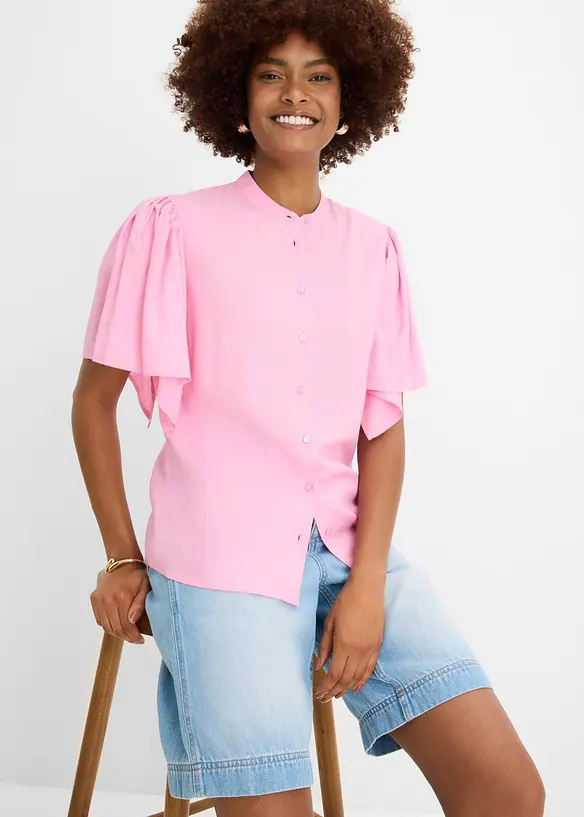 Bluse i viskose med pent fall, bonprix