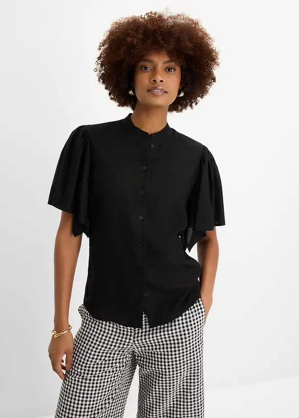 Bluse i viskose med pent fall, bonprix