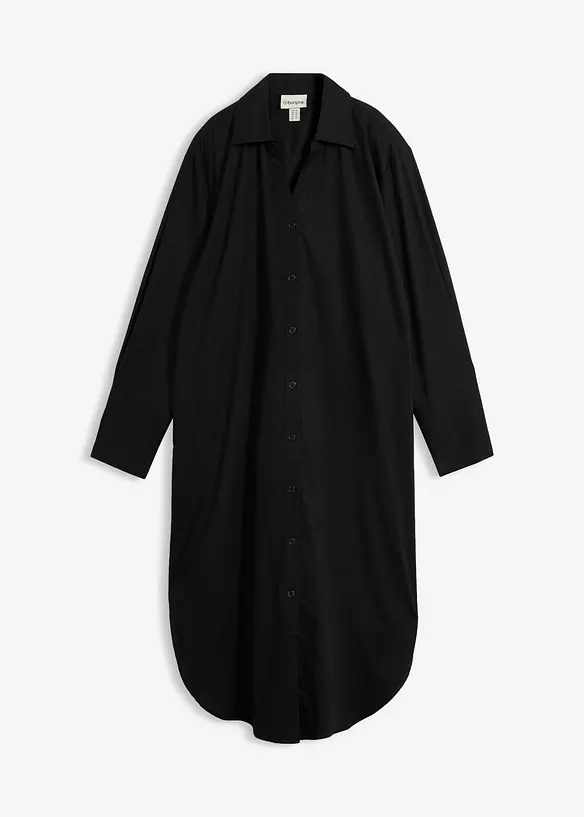Skjortekjole i bomull, bonprix
