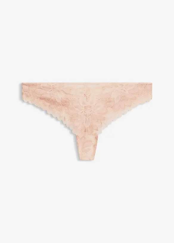 Stringtruse i delikat blonde, bonprix