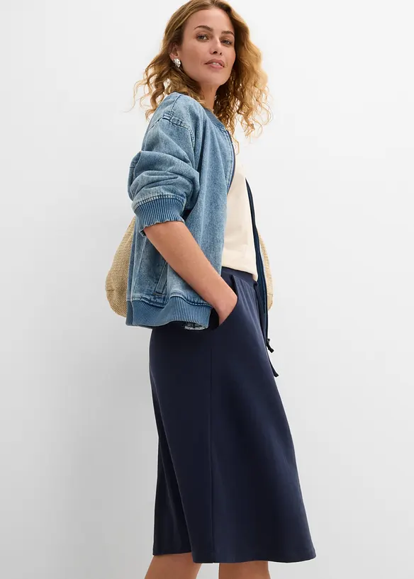 Lett utsvingt sweatshirt, bonprix