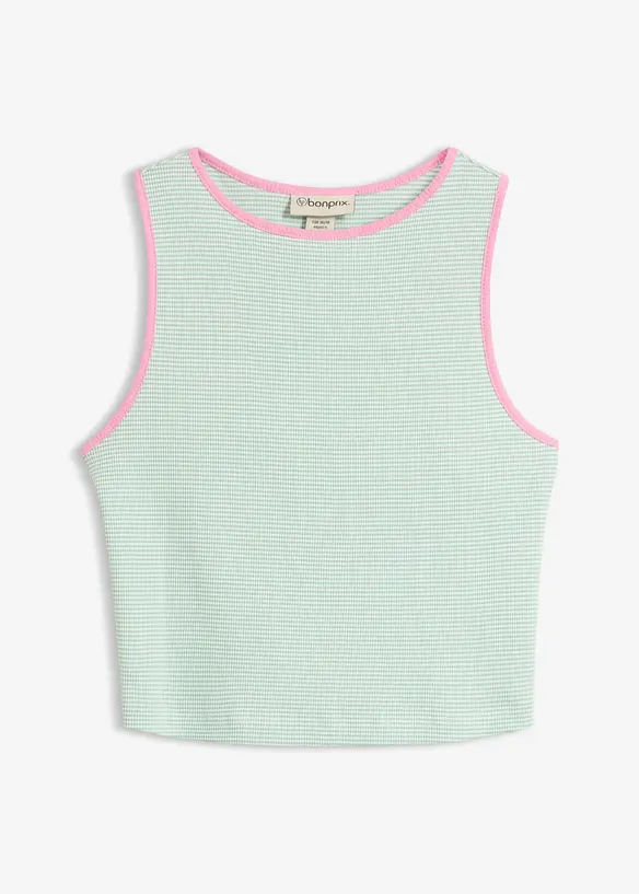 Singlet i 100% &oslash;kologisk bomull, bonprix