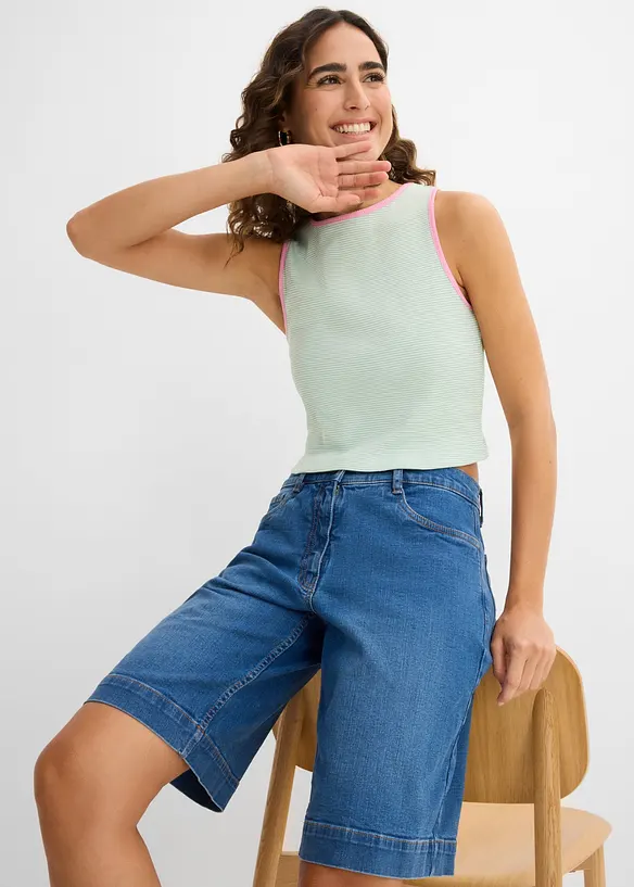Singlet i 100% &oslash;kologisk bomull, bonprix
