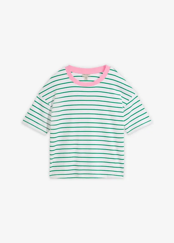 Oversized T-skjorte i 100% &oslash;kologisk bomull, bonprix