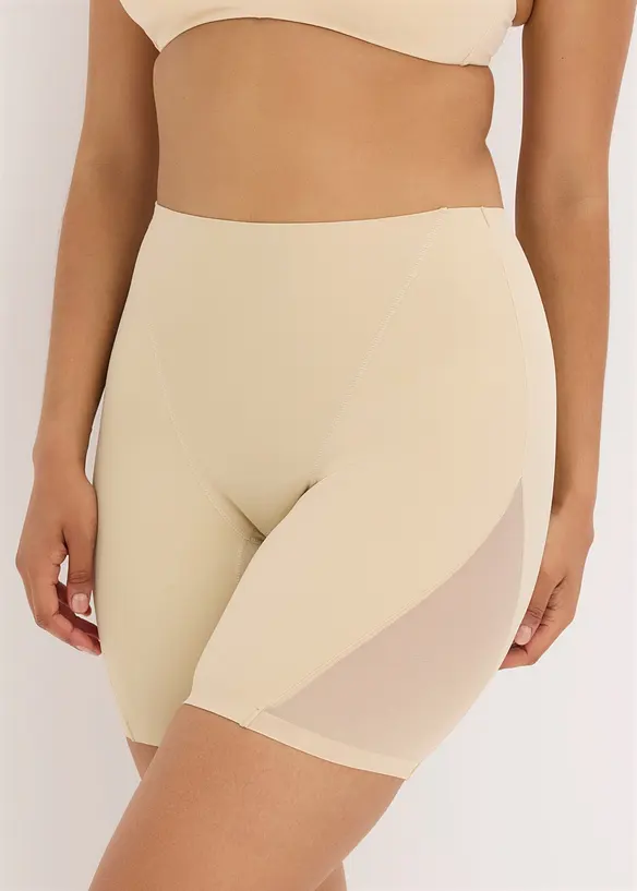 Medium shape sykkelshorts med transparent innfelling (2-pack), bonprix