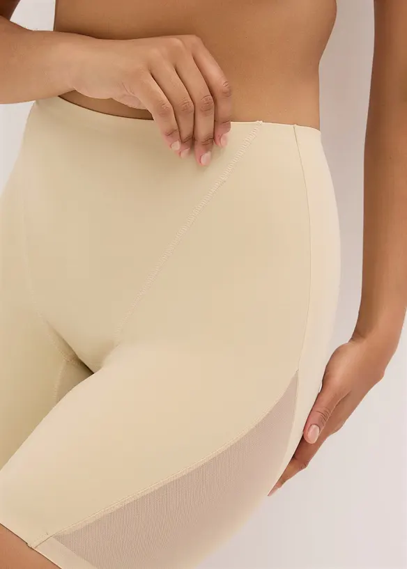 Medium shape sykkelshorts med transparent innfelling (2-pack), bonprix