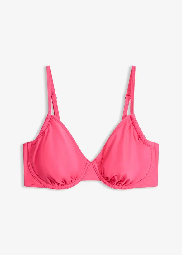 B&oslash;yle-bikinioverdel med rynking i siden, bonprix