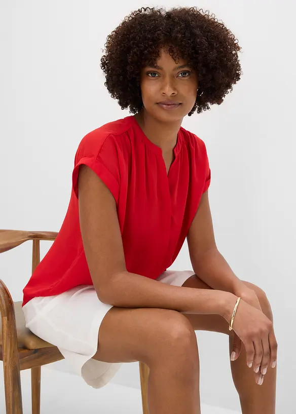 Bluse i georgette, bonprix