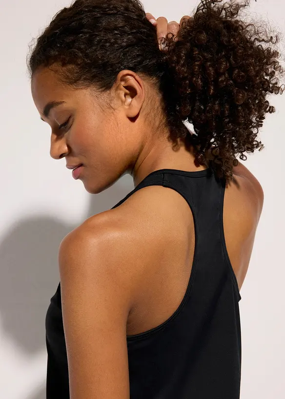 Hurtigt&oslash;rkende tankini topp, bonprix