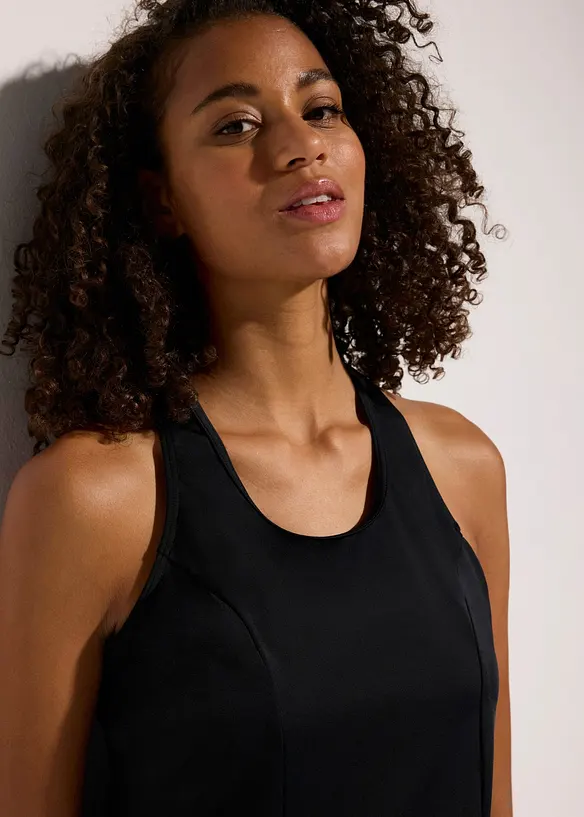 Hurtigt&oslash;rkende tankini topp, bonprix