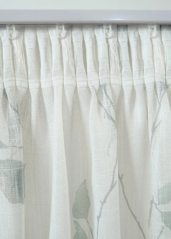 Gardin med grener og resirkulert polyester (1 stk.), bonprix