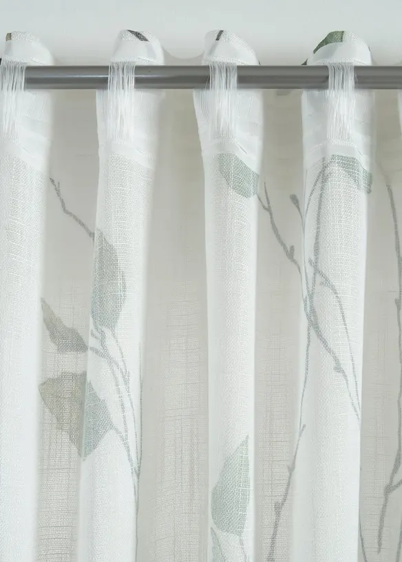 Gardin med grener og resirkulert polyester (1 stk.), bonprix