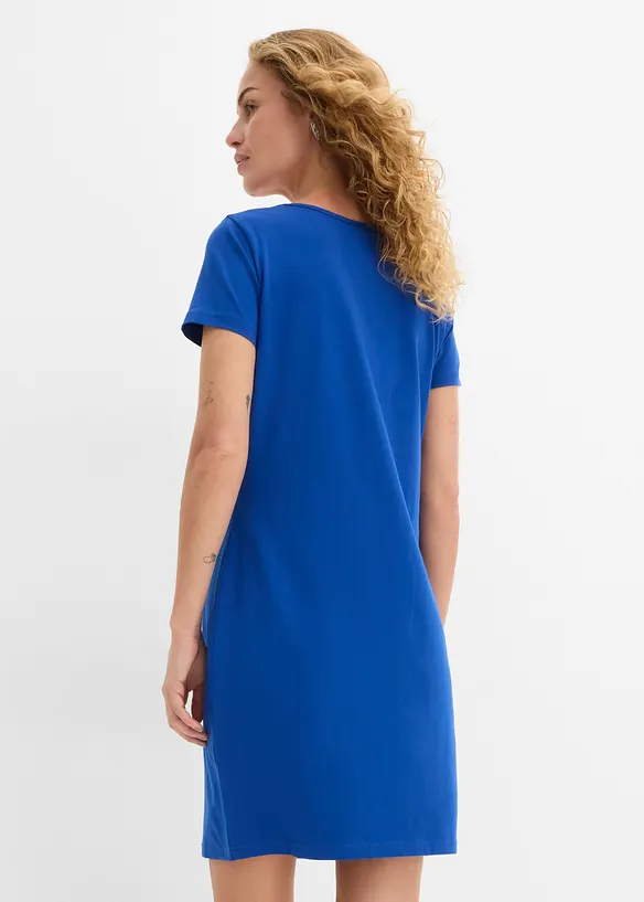 Jerseykjole i &oslash;kologisk bomull med stretch, bonprix
