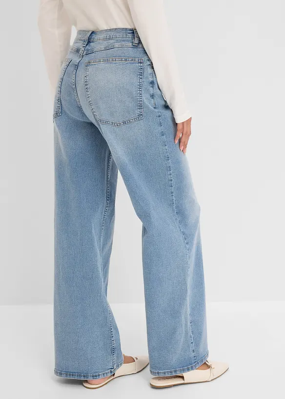 Wide Leg-jeans, High Waist, bonprix