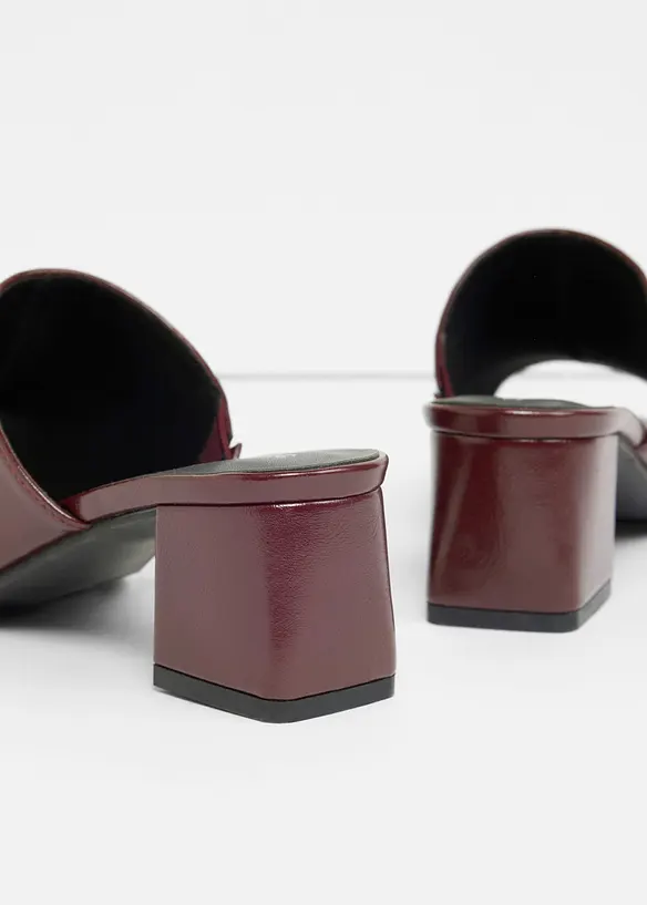 Slip-in sandaler med blokkh&aelig;l, bonprix
