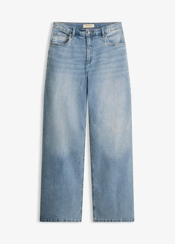 Wide Leg-jeans, High Waist, bonprix