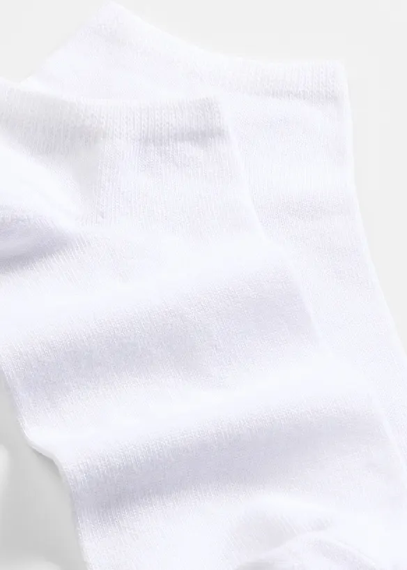 Sneakerssokker med &oslash;kologisk bomull (8-pack), bonprix